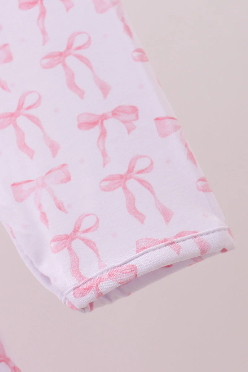 Premium tiny bow delight bamboo dress - Image 4