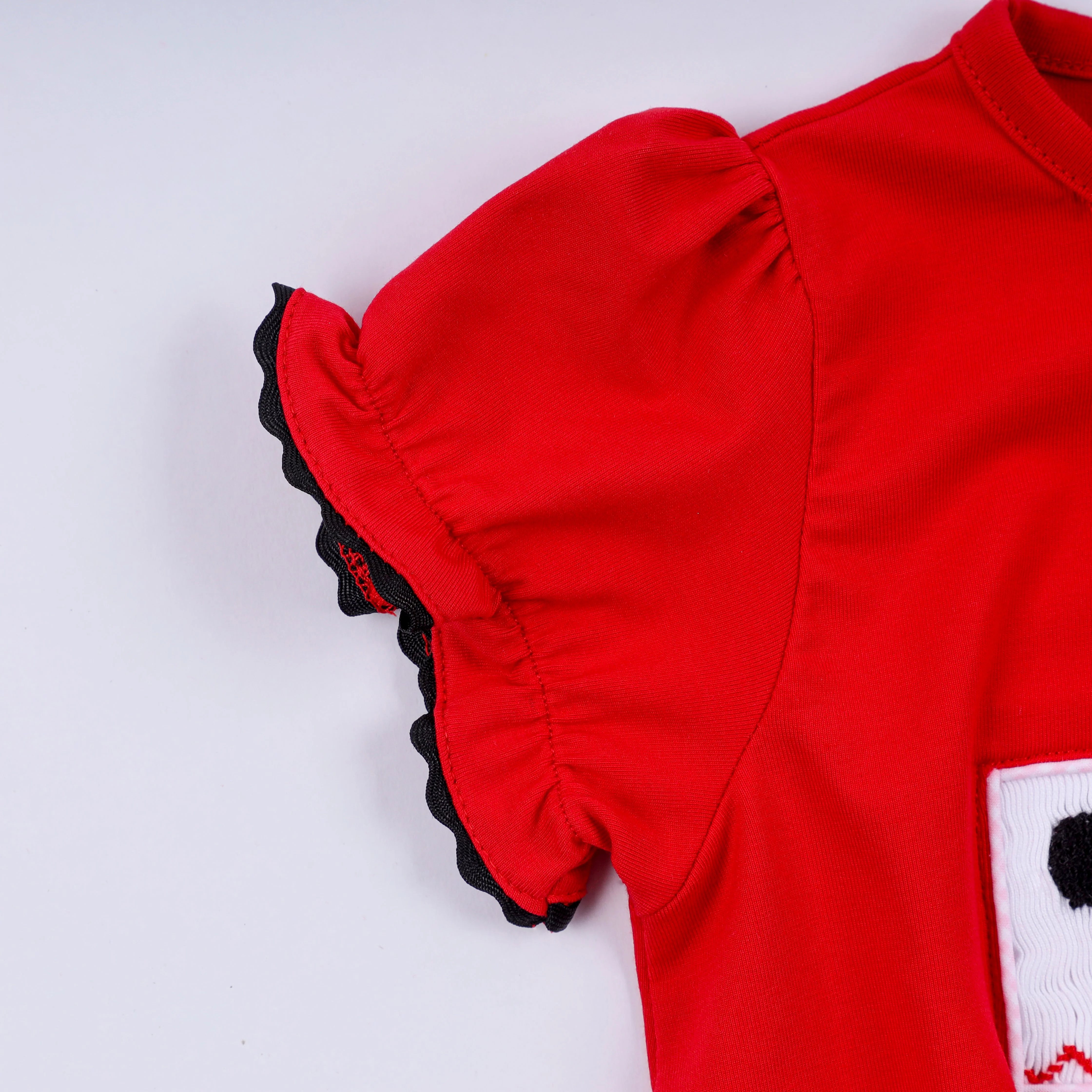 Red character hand smocked bubble - Image 3