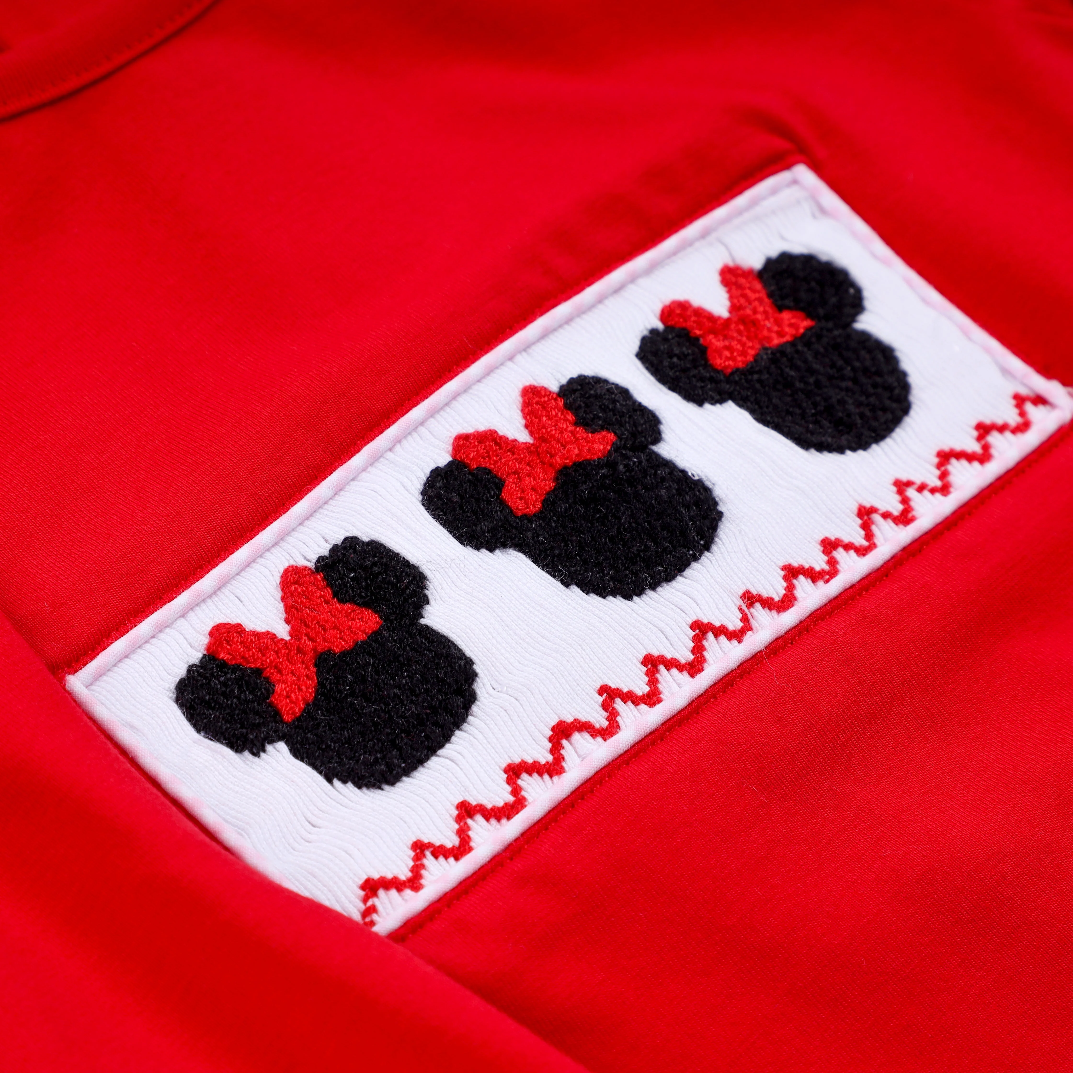 Red character hand smocked bubble - Image 5