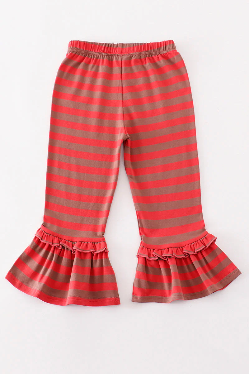 Platinum Red stripe ruffle pants - Image 5