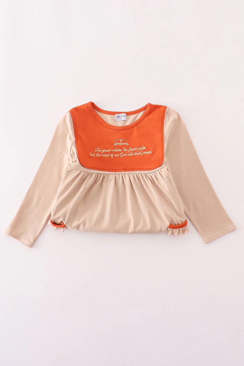 Rust isaiah embroidery dress - Image 5