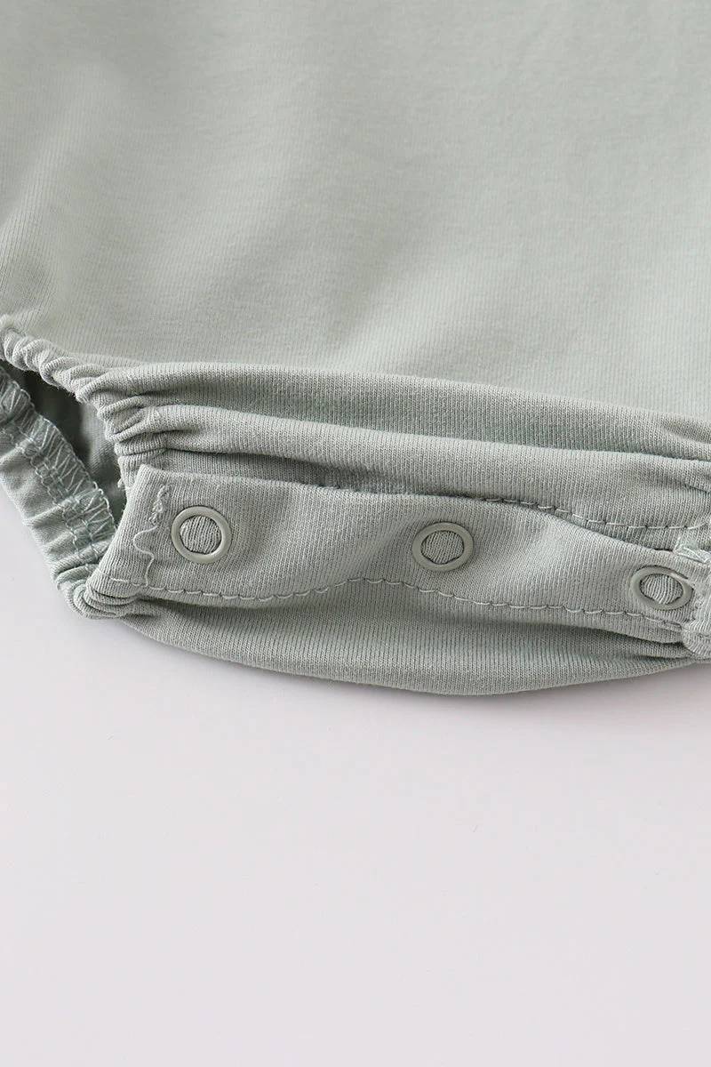 Sage blank basic t-shirt Adult Kids and baby bubble - Image 4