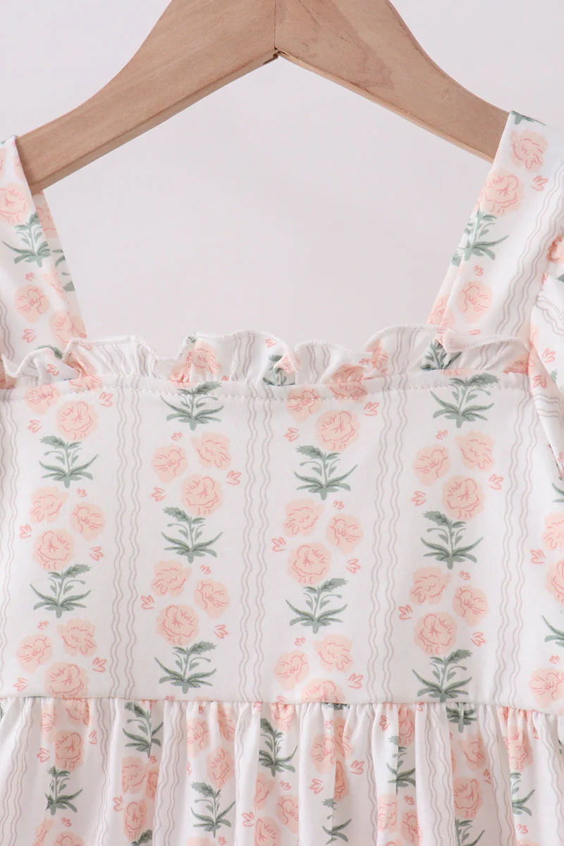 Sage floral mom&me dress - Image 3