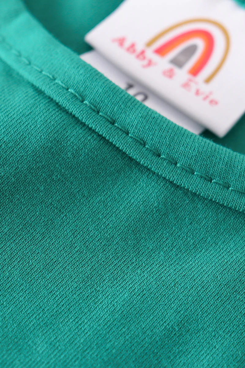 Teal blank basic kids teens adult tank top - Image 14