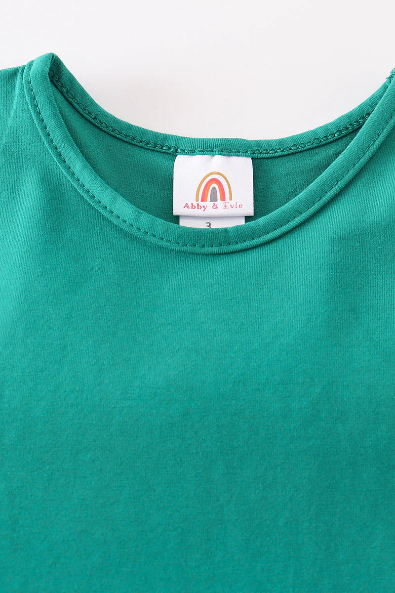 Teal blank basic kids teens adult tank top - Image 3