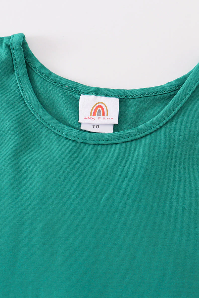 Teal blank basic kids teens adult tank top - Image 7
