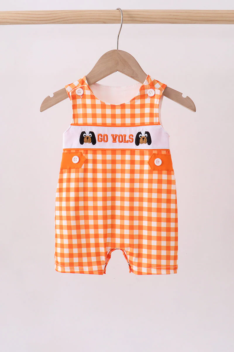 Tennessee go vols embroidery gingham jonjon