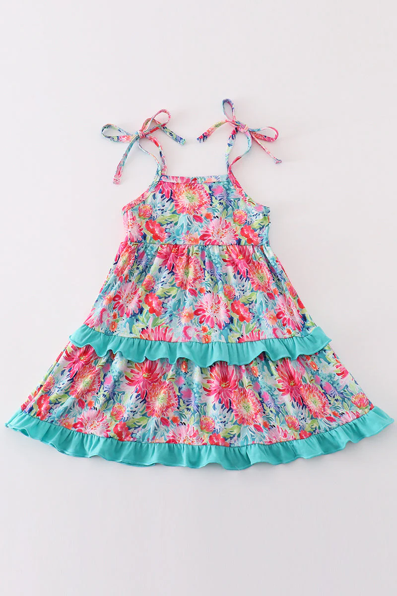 Tropical Bloom print mom&me dress - Image 7