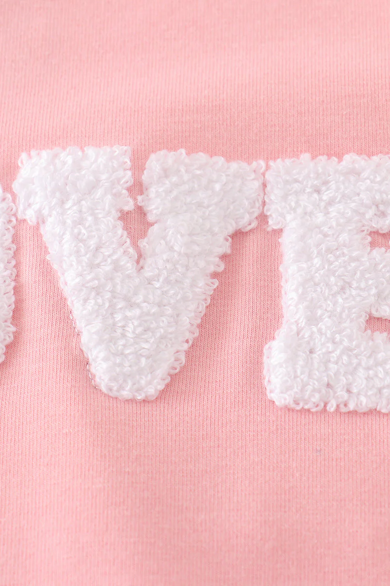 Valentine's day love french knot mom&me top - Image 6